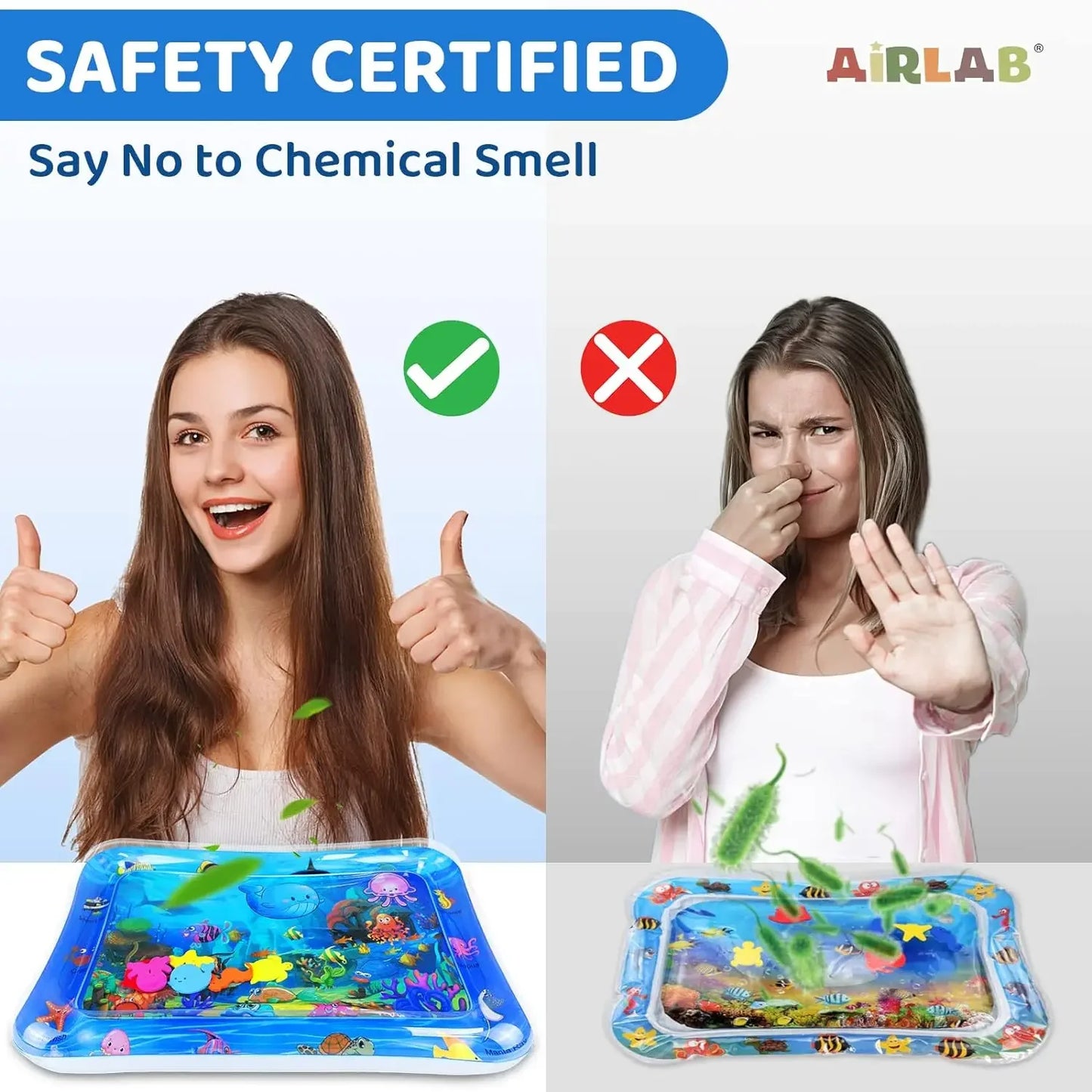 ππΎ Inflatable Water Play Mat Sensory Toy for Cats & Dogs
