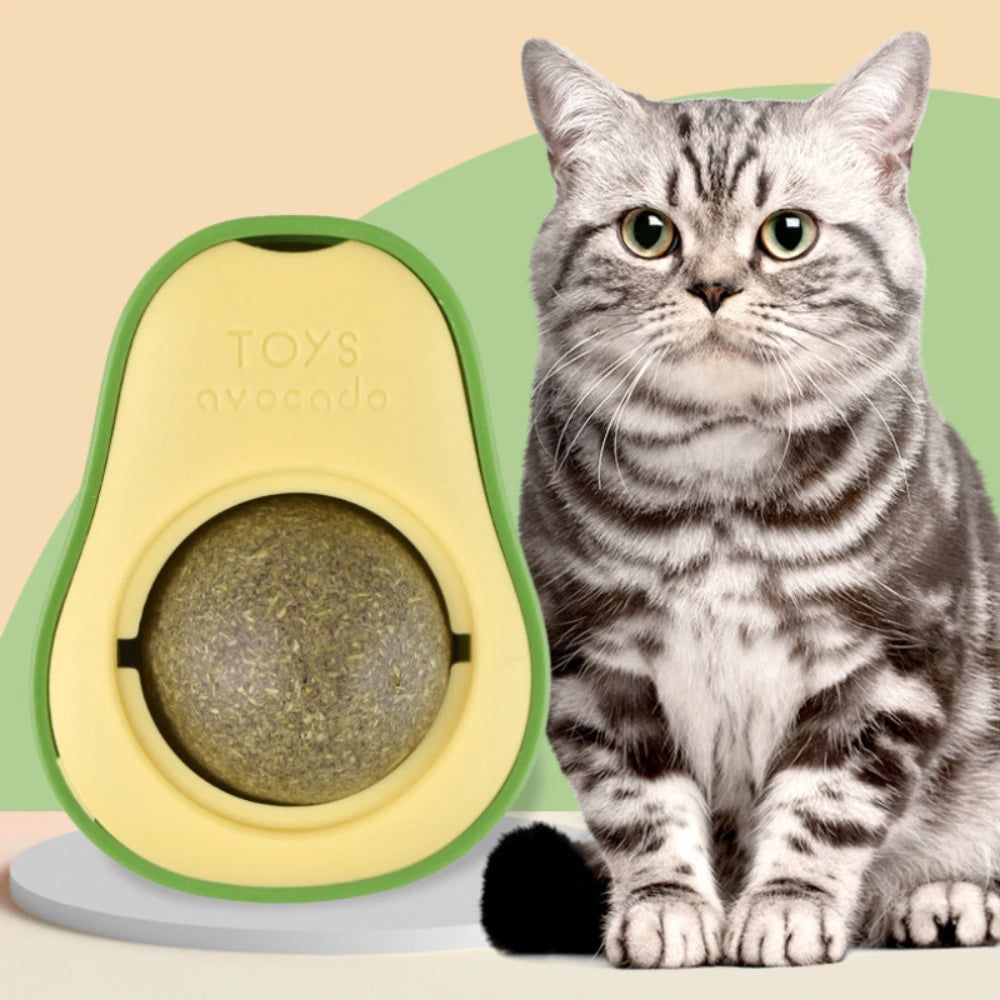 πΊπΏ Rotatable Catnip Ball Teeth Cleaning & Scratch Toy