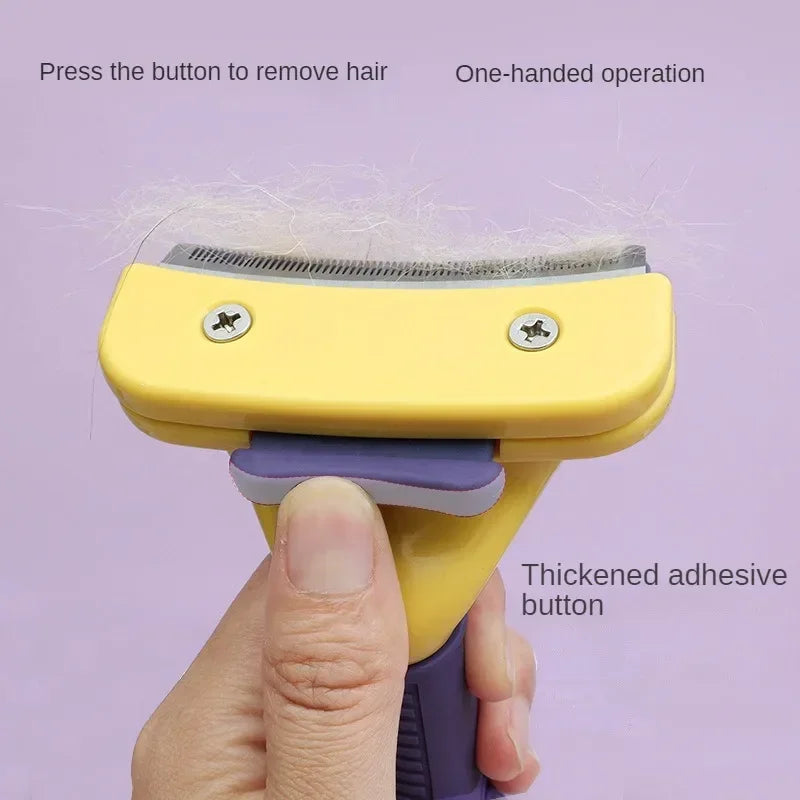 πΎ Pet Grooming Combs Hair Remover & Detachable Trimmer Attachments