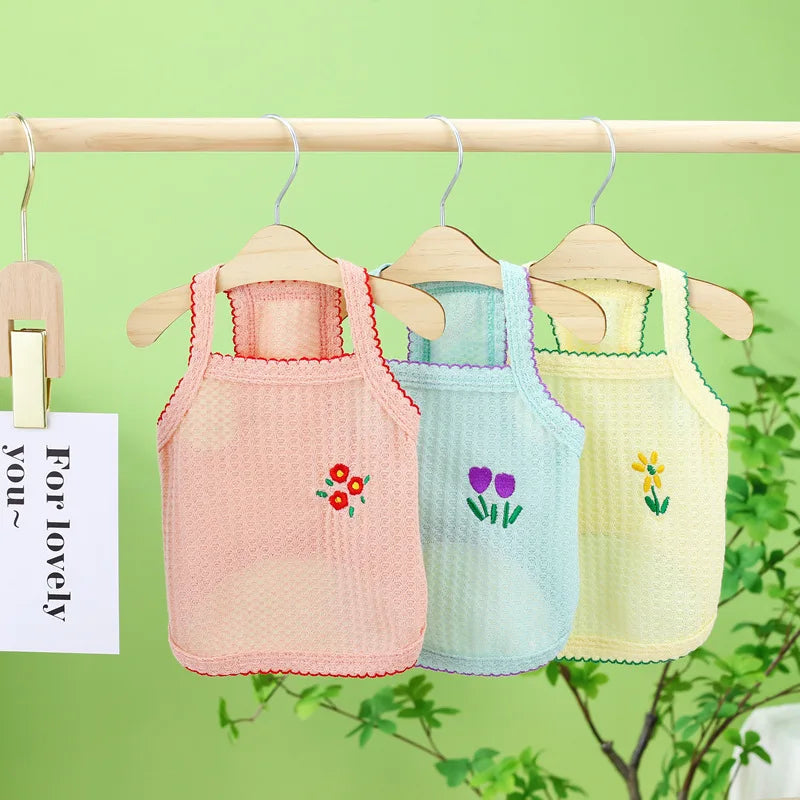 βοΈπΆ Summer Pet Vest Thin Strap Breathable Clothes for Small Dogs & Cats