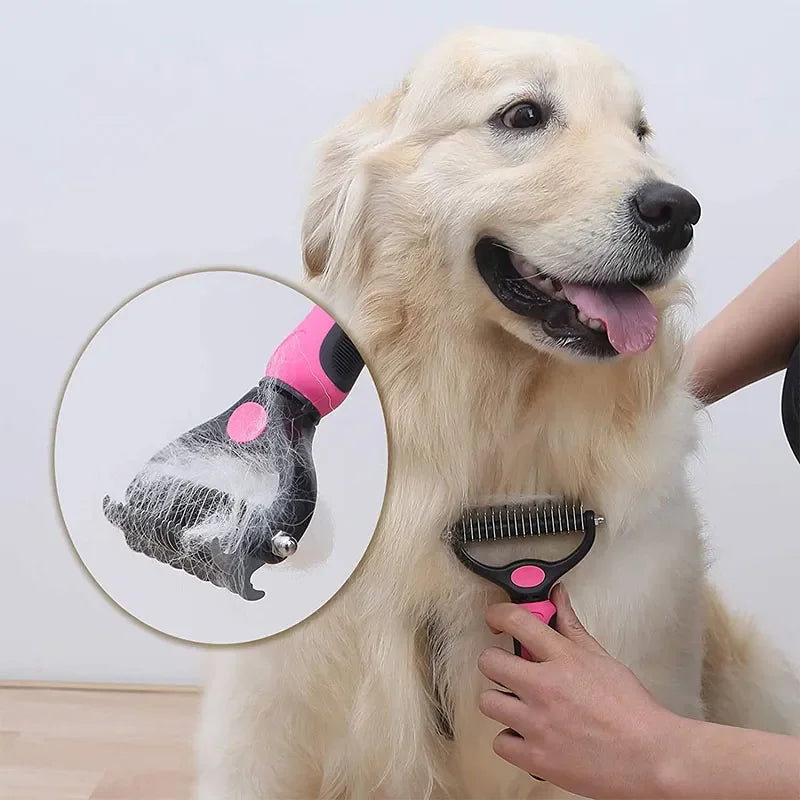 πΎβ¨ Pet Grooming Comb Hair Remover & Dematting Brush