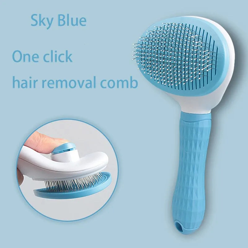 πΎ Pet Hair Brush & Comb Grooming Tool for Cats & Dogs