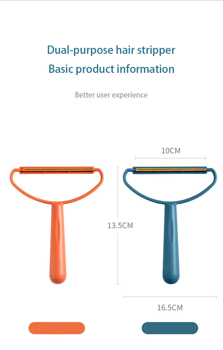 π§ΉπΎ Portable Fabric Hair Remover Double-Sided Clothes & Carpet Shaver