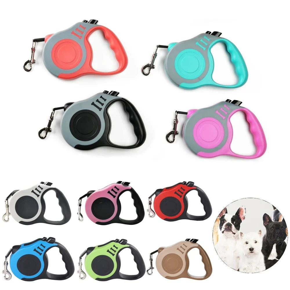 πΎ Durable Retractable Dog & Cat Leash 3m/5m Nylon Lead