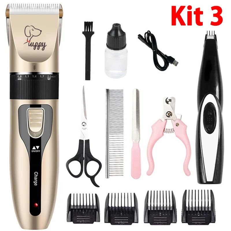 πΎ Electric Pet Clipper Kit βοΈπ Rechargeable Grooming Set for Dogs & Cats