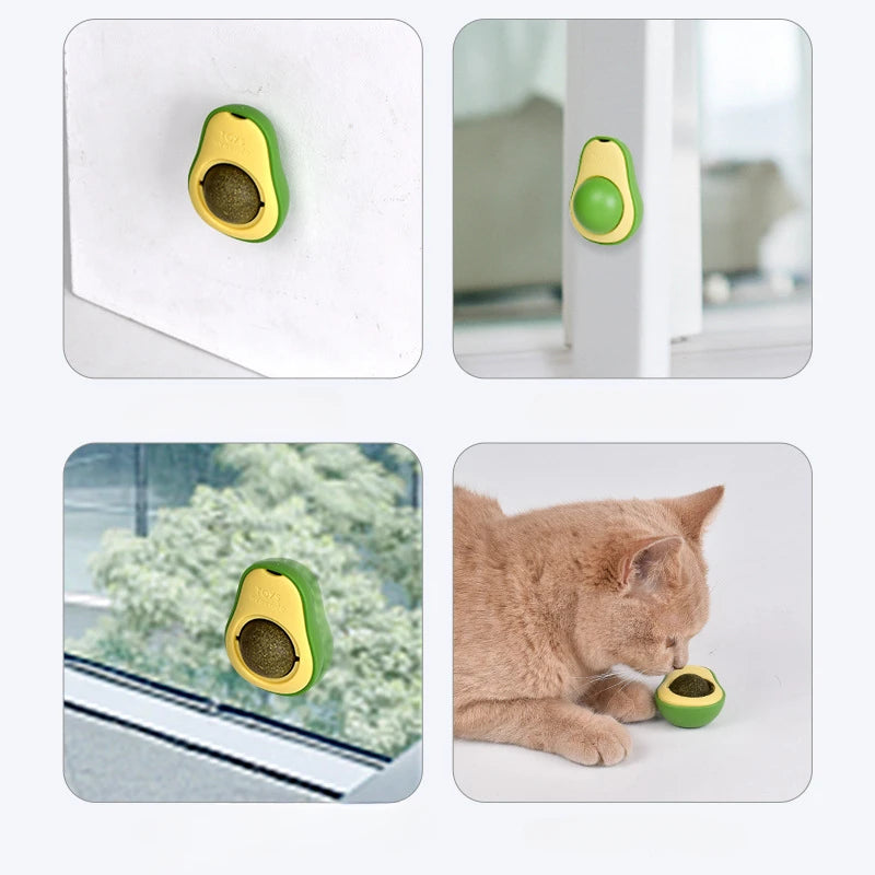 πΊπΏ Rotatable Catnip Ball Teeth Cleaning & Scratch Toy