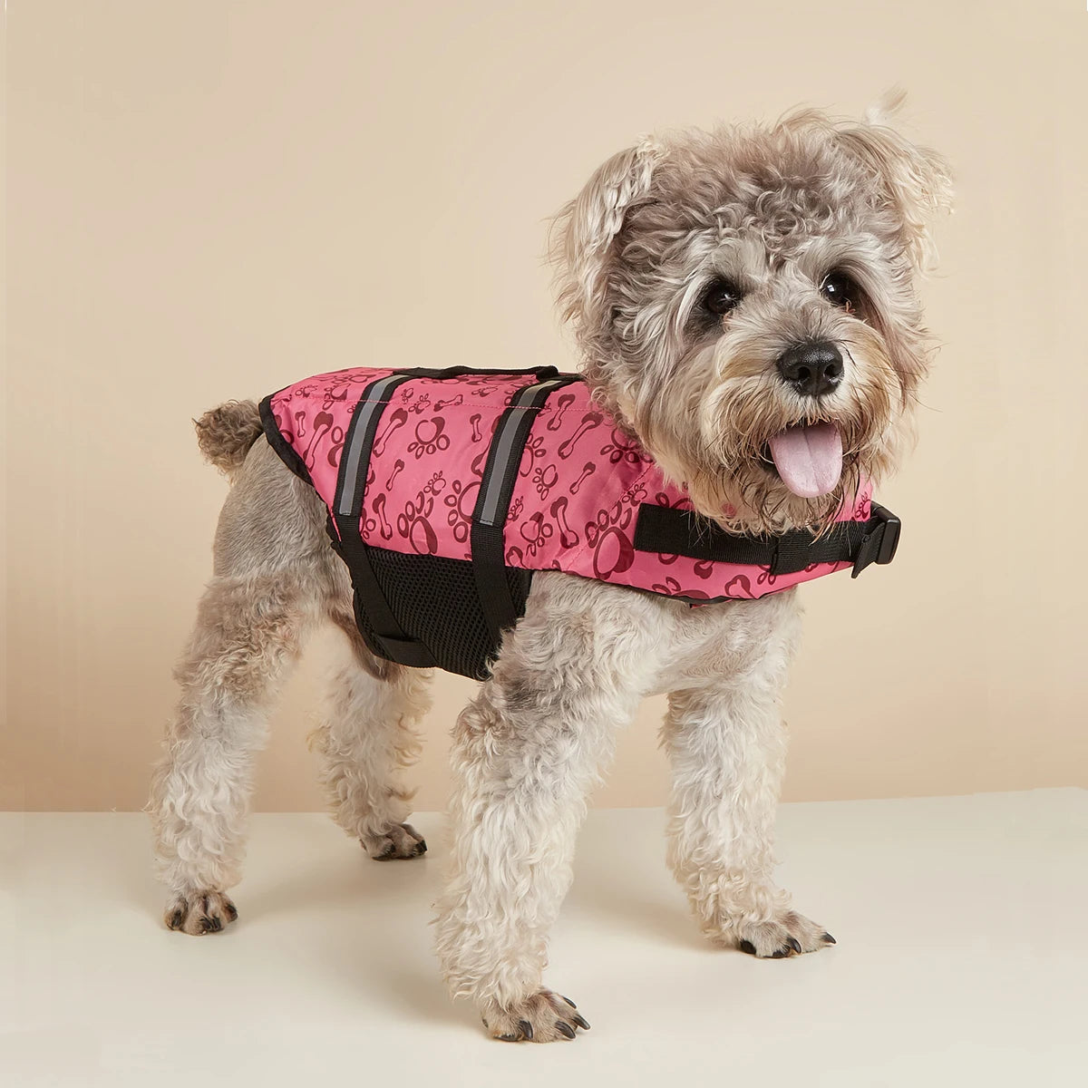 ๐ฆบ๐ถ Reflective Dog Life Jacket Adjustable Swim Vest for Large Dogs