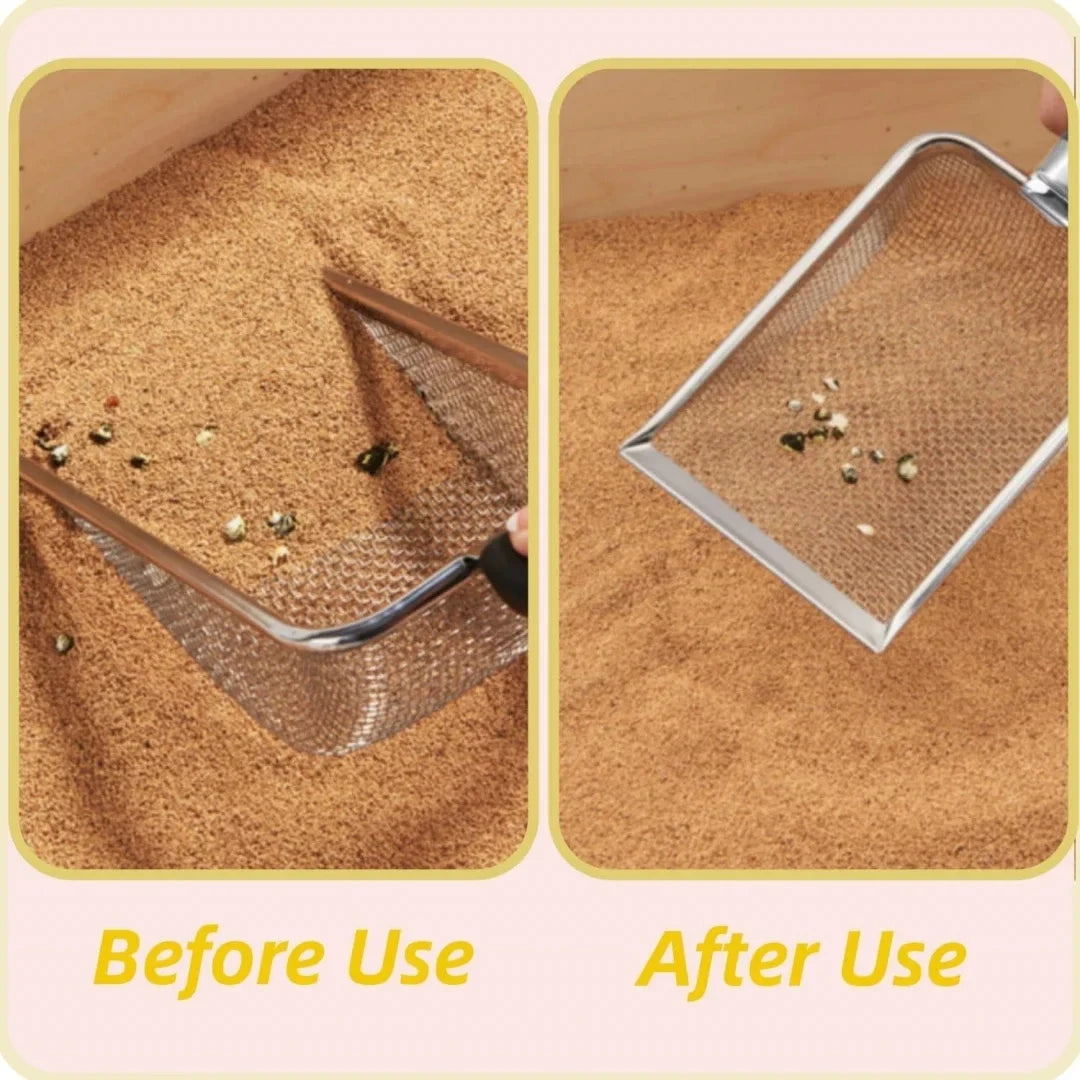 Cat Litter Scoop πΎ Stainless Steel, Durable & Easy Clean