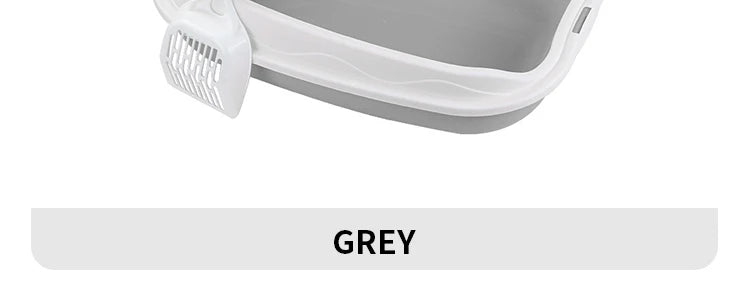 πΊ Semi-Enclosed Cat Litter Box π½β¨ Spatter-Proof & Easy Clean