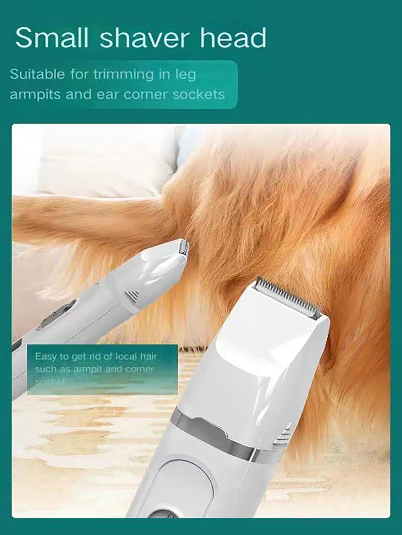 πΆβοΈ Pet Hair Clippers πβ¨ Silent USB Rechargeable Grooming Tool