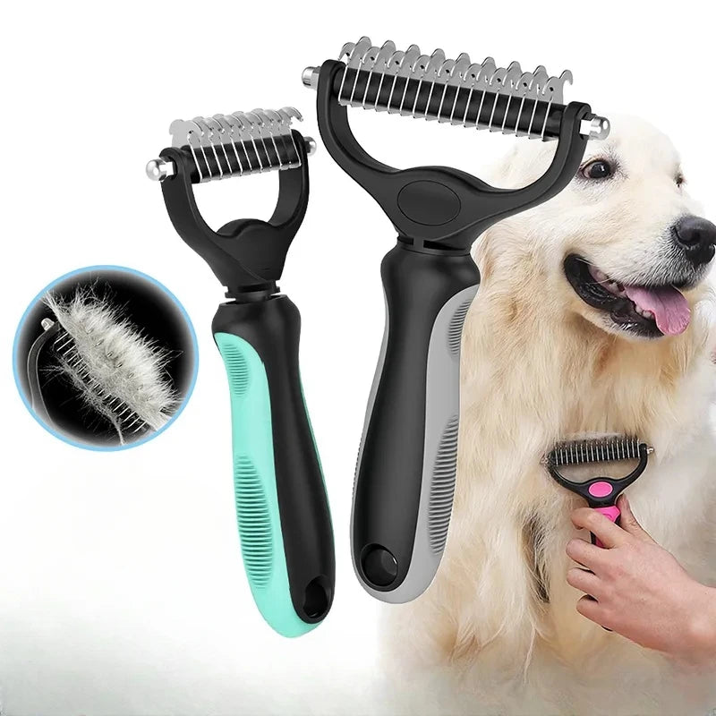 πΎβ¨ Pet Grooming Comb Hair Remover & Dematting Brush