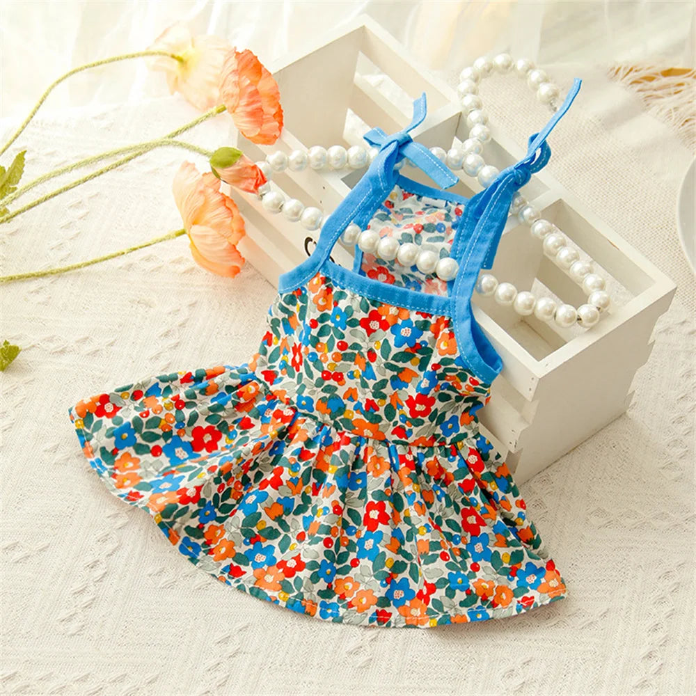 πΈπΊ Summer Cat Dress Cotton Suspender Princess Outfit