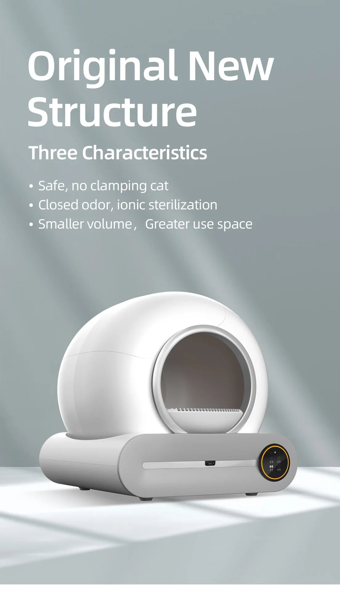 πΊπ§Ή Tonepie 65L Smart Cat Litter Box Self-Cleaning & Fully Enclosed