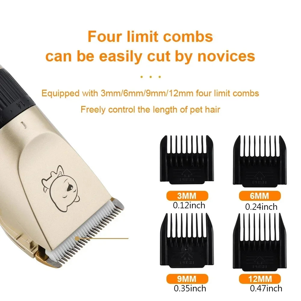 πΆπ± Pro Pet Hair Clipper USB Rechargeable Grooming Trimmer