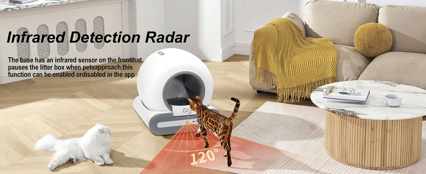 πΊ DOEL Smart Cat Litter Box π±β¨ Automatic Self-Cleaning for Multiple Cats