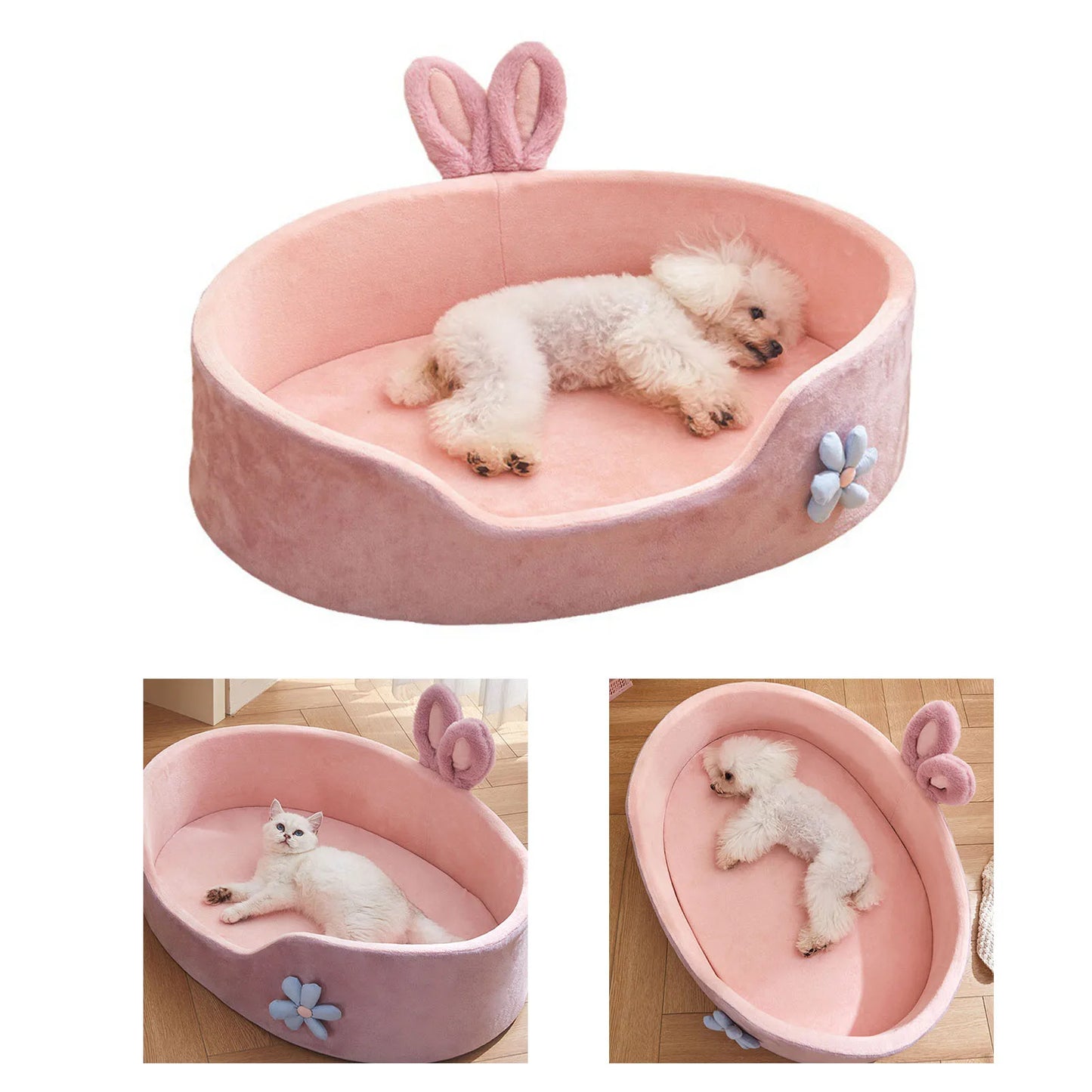 πΊποΈ Detachable Soft Pet Bed Washable Dog & Cat Bed