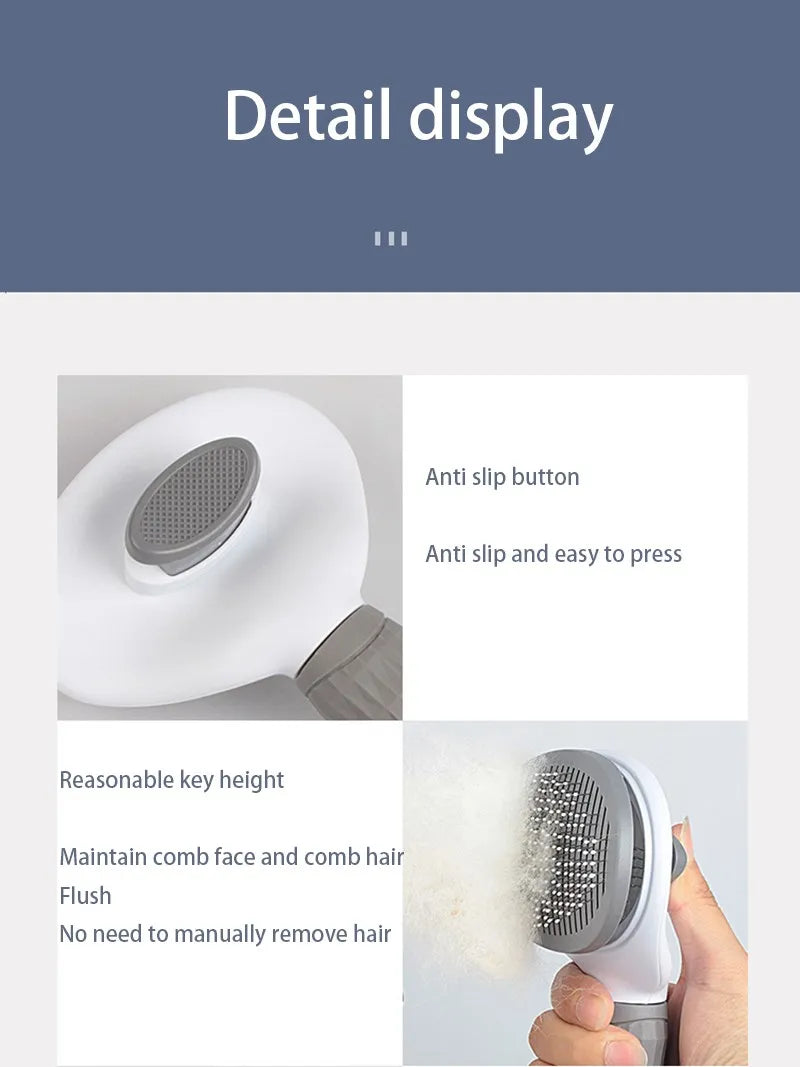 πΎ Pet Hair Brush & Comb Grooming Tool for Cats & Dogs