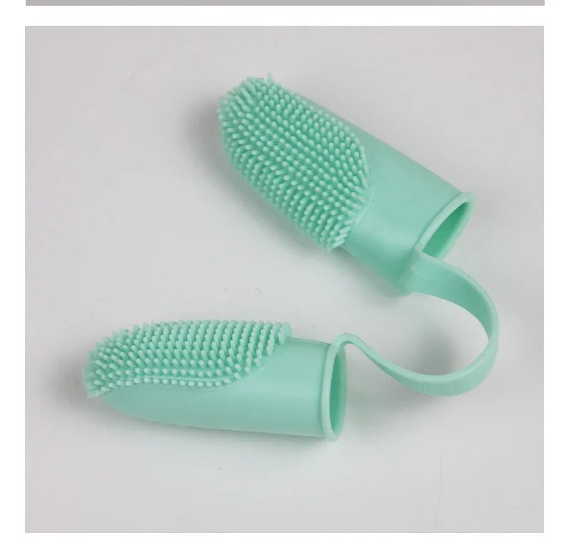 π¦·πΎ Dual Finger Pet Toothbrush Dog & Cat Oral Care