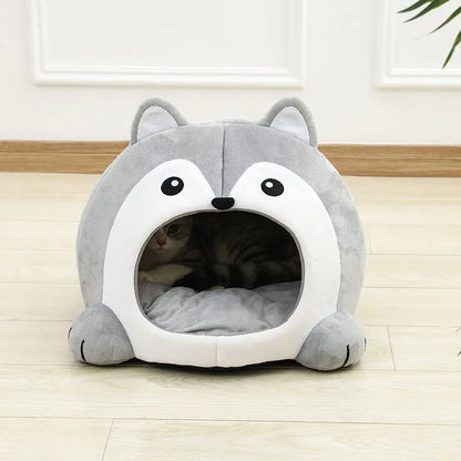 😺🛏️ Soft Cat & Dog Bed Cozy Basket & Lounger