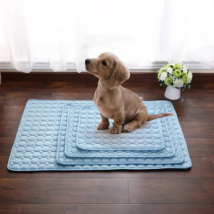 ❄️🐶 Cooling Pet Mat Breathable Summer Pad for Dogs & Cats