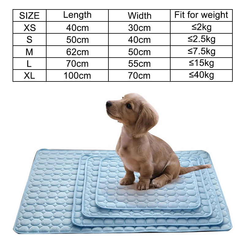 ❄️🐶 Cooling Pet Mat Breathable Summer Pad for Dogs & Cats