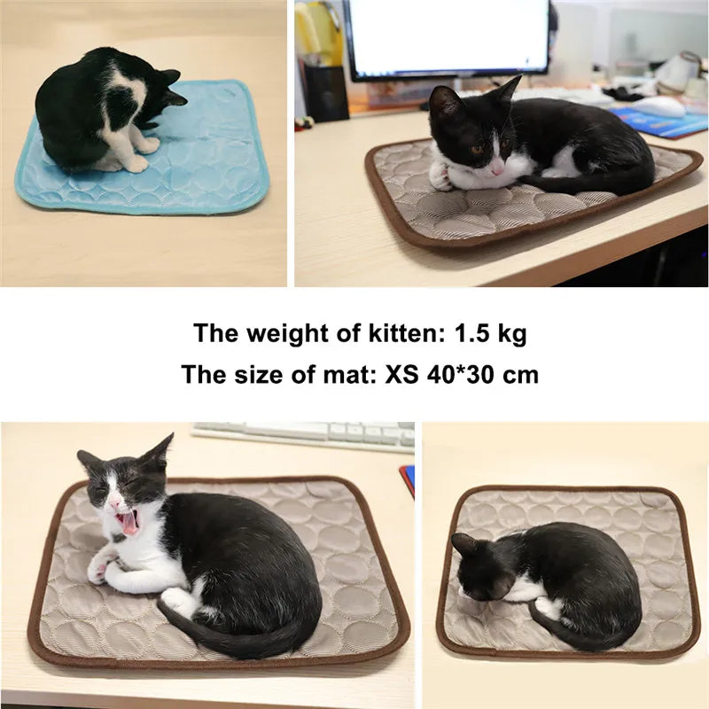 ❄️🐶 Cooling Pet Mat Breathable Summer Pad for Dogs & Cats