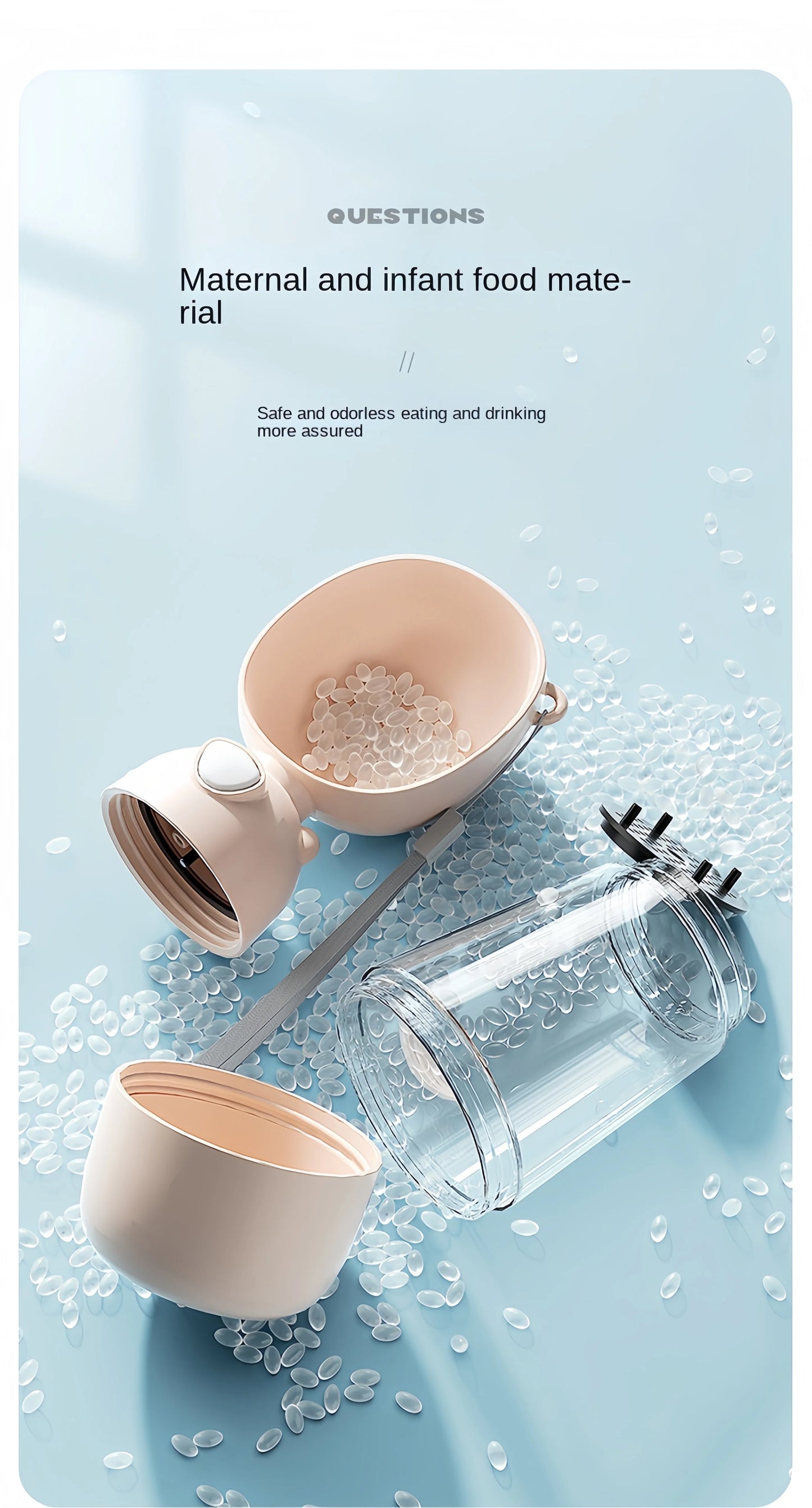 🐶🐱 Portable Pet Water Bottle 💧🍖 Travel Cup with Food Dispenser