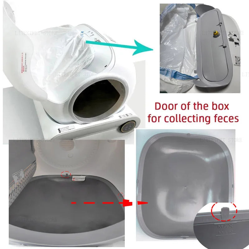 😺 Automatic Litter Box Accessories ⚙️✨Filter, Bin & Door Replacements