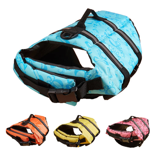 🦺🐶 Reflective Dog Life Jacket Adjustable Swim Vest for Large Dogs