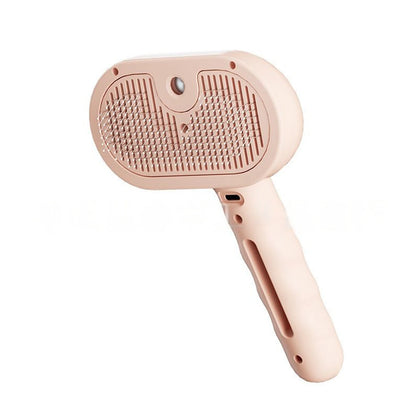 🌫️🐶 Steam Grooming Brush Luxury Dog Hair & Massage Tool