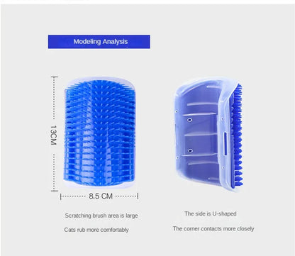 😺🐾 Cat Wall Corner Scratcher Self-Grooming Massager