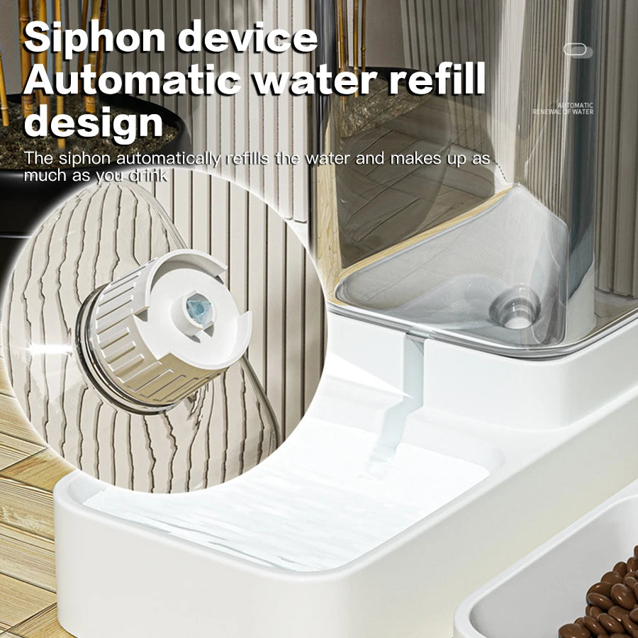 😺🐾 Automatic Cat & Dog Feeder Food & Water Dispenser