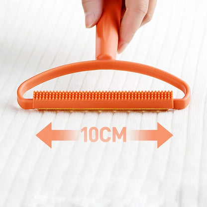 🧹🐾 Portable Fabric Hair Remover Double-Sided Clothes & Carpet Shaver
