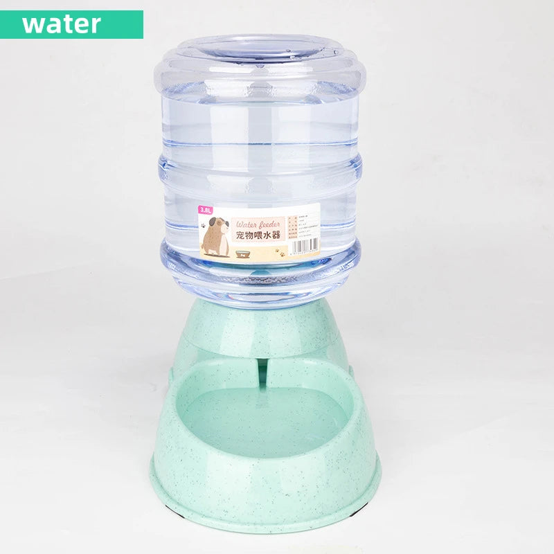 🐾 Large Pet Feeder Bowl 🍲💧 Food & Automatic Water Dispenser