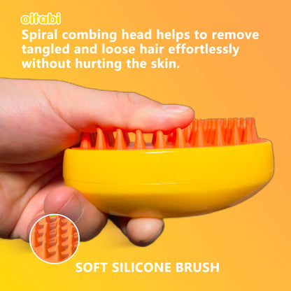 🐾 Pet Steam Brush 💨✨ Grooming & Hair Removal for Dogs & Cats