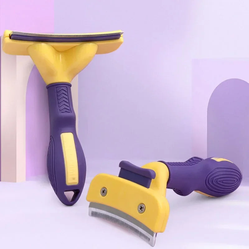🐾 Pet Grooming Combs Hair Remover & Detachable Trimmer Attachments