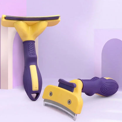 🐾 Pet Grooming Combs Hair Remover & Detachable Trimmer Attachments