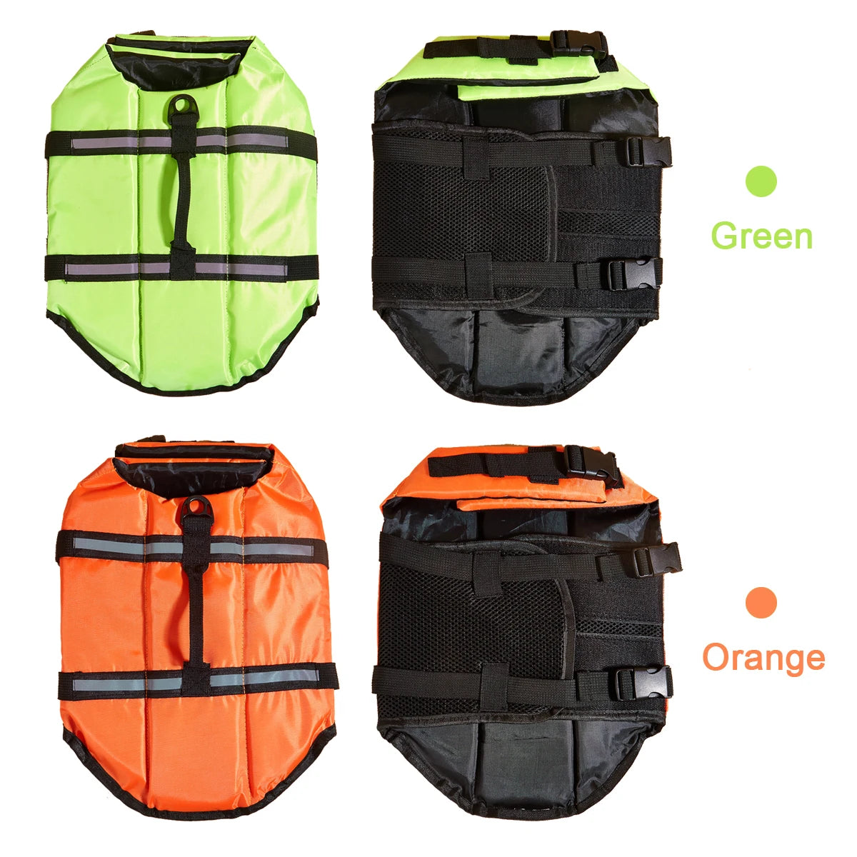 🦺🐶 Reflective Dog Life Jacket Adjustable Swim Vest for Large Dogs
