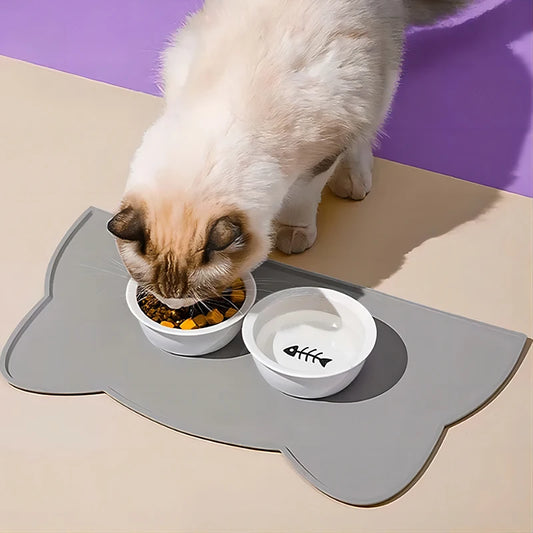 🐾 Silicone Pet Feeding Mat 🍲💧 Non-Slip & Waterproof