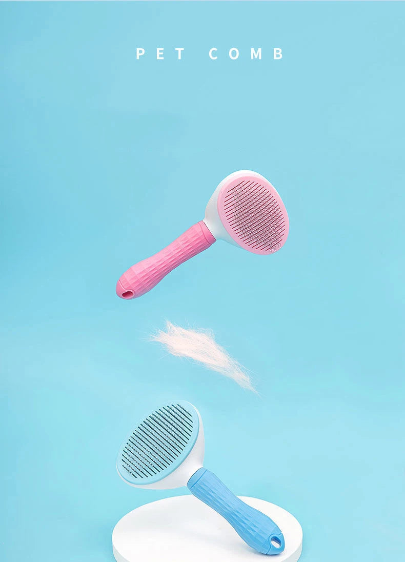 🐾 Pet Grooming Brush & Comb ✨ For Cats & Dogs (Long Hair Care)