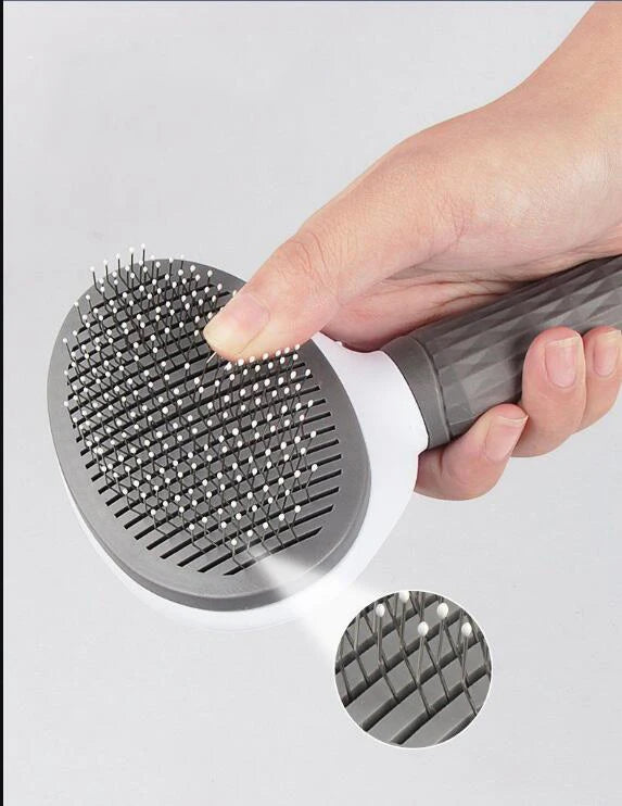 🐾 Pet Grooming Brush & Comb ✨ For Cats & Dogs (Long Hair Care)