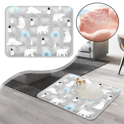 ❄️🐾 Summer Cooling Pad Ice Gel Bed for Cats & Dogs