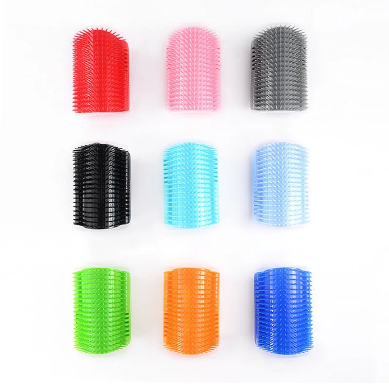 😺🐾 Cat Wall Corner Scratcher Self-Grooming Massager