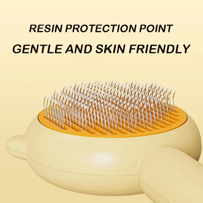 😺🐶 Pet Grooming Comb ✨🖐️ Massage & Cleaning Brush for Cats & Dogs