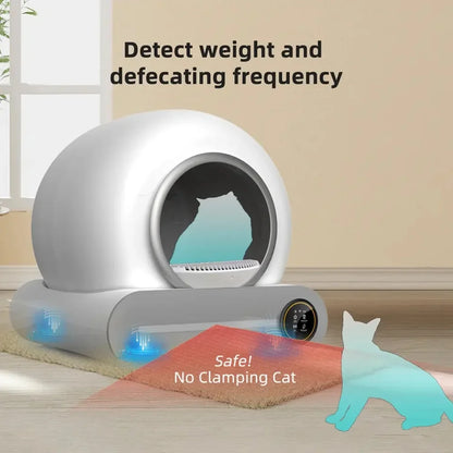 😺🧹 Tonepie 65L Smart Cat Litter Box Self-Cleaning & Fully Enclosed