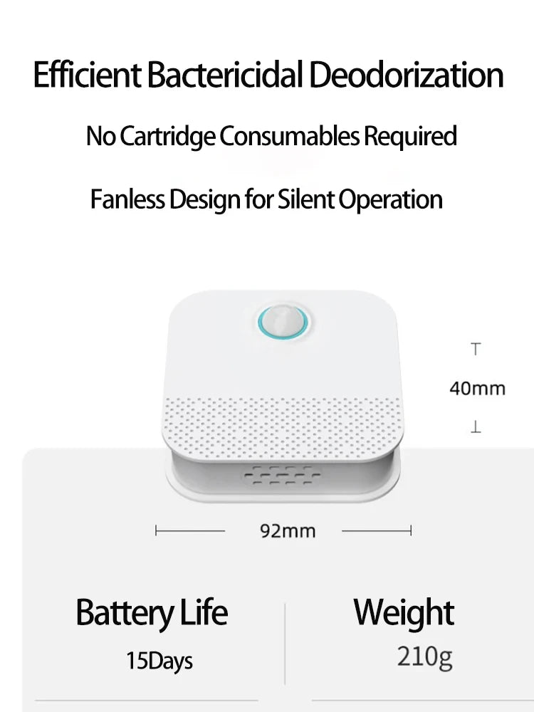 😺 Smart Cat Litter Deodorizer 🌬️✨ Odor Purifier for Pets