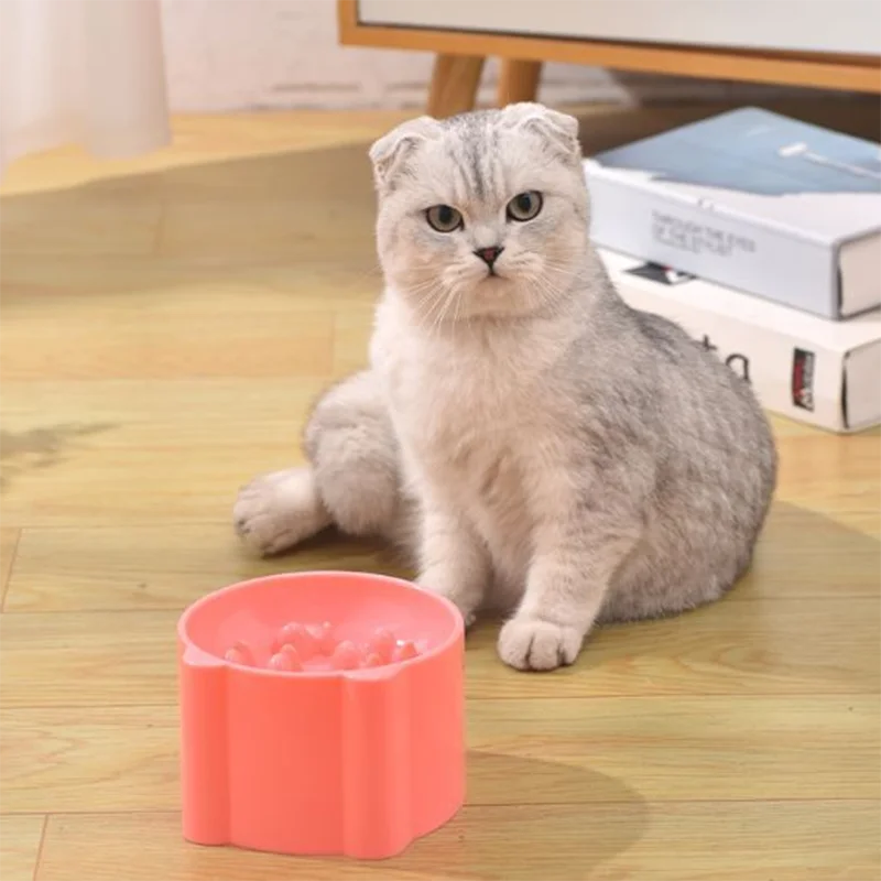 🐶🐱 Slow Feeder Bowl 🍲✨ Anti-Choking Pet Feeding Dish