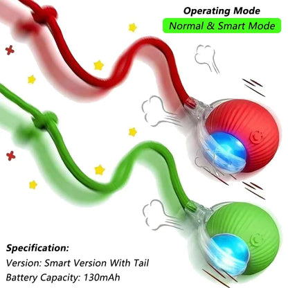 😺🎾 Smart Interactive Cat Ball Rechargeable Rolling Mouse Toy