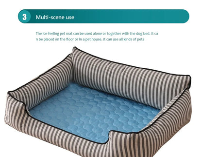 ❄️🐾 Dog & Cat Cooling Mat Summer Pet Ice Bed