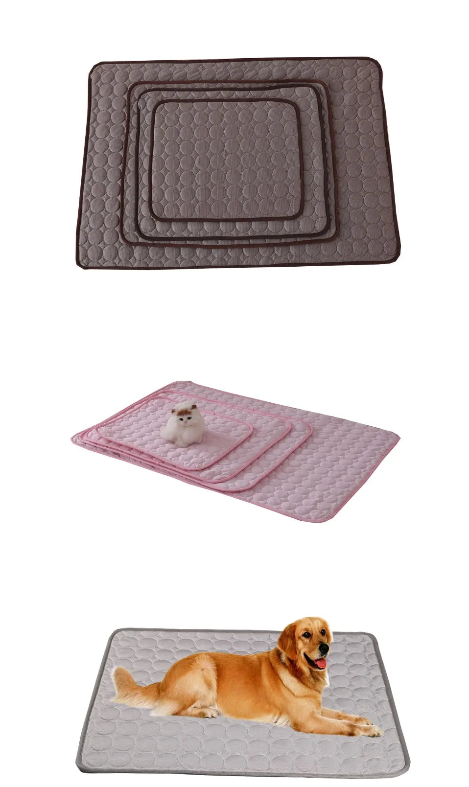 ❄️🐾 Dog & Cat Cooling Mat Summer Pet Ice Bed